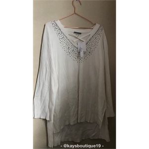 NWT Liquid by Sioni Tunic Sweaters Sizes 2X & 3X